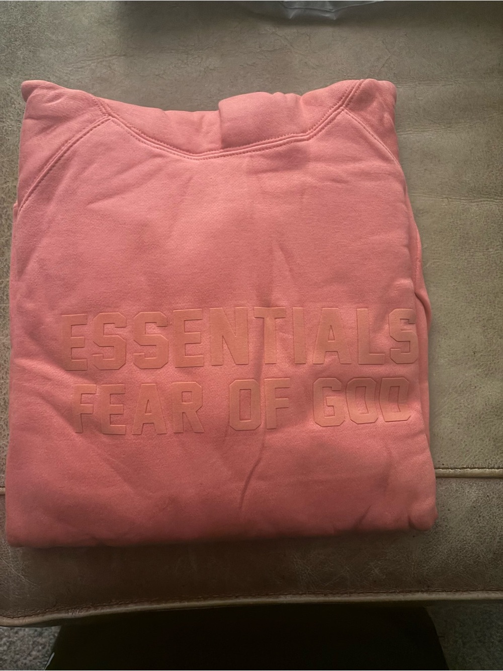 Essentials Men’s Crewneck Sweatshirt - Coral